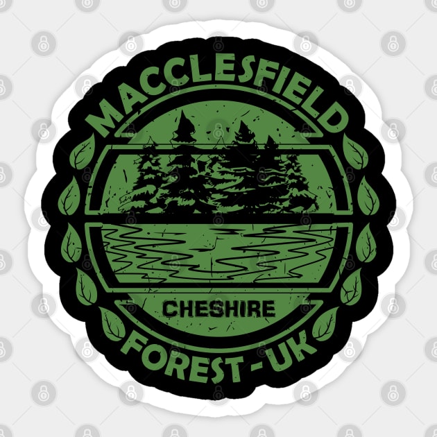 Macclesfield Forest, Cheshire UK, Nature Landscape - United Kingdom Sticker by Jahmar Anderson